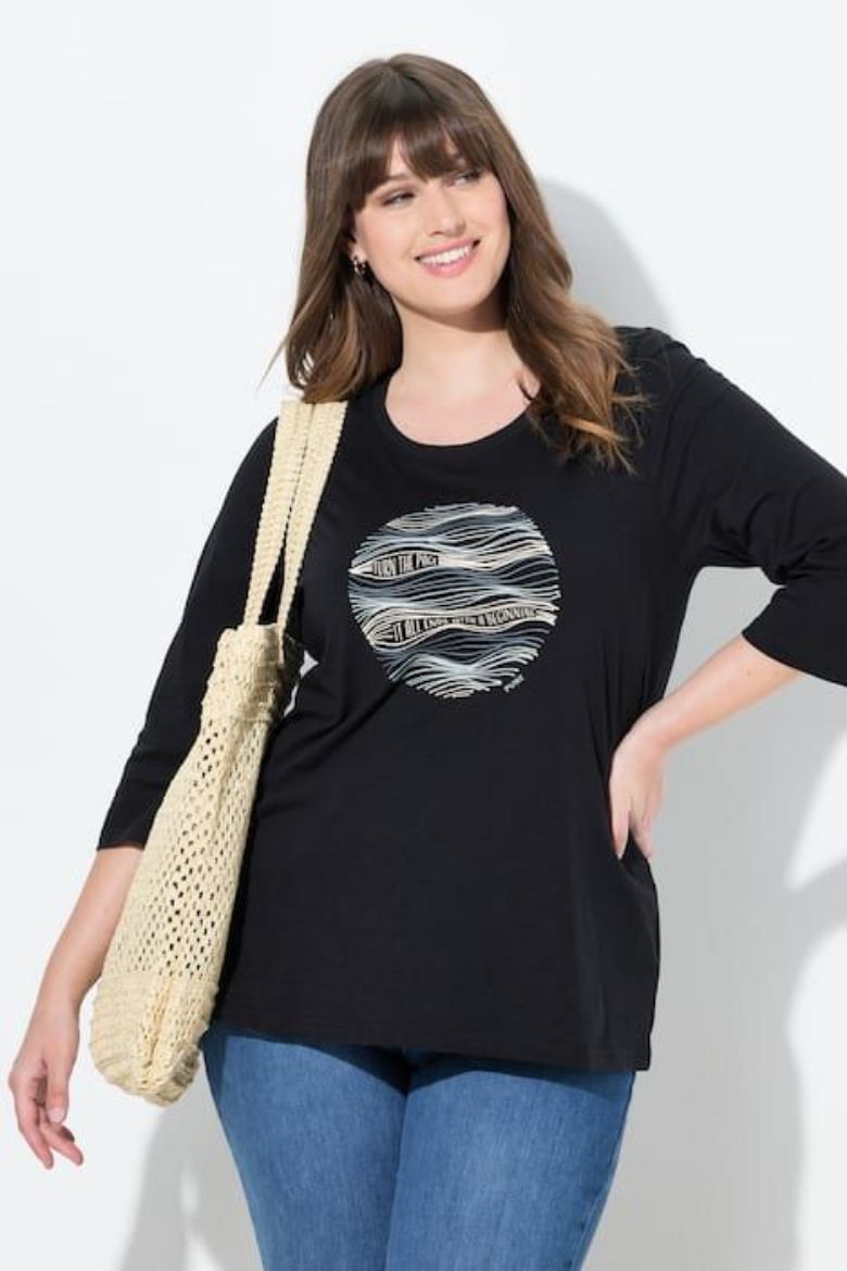 Plus size veliki brojevi Majica 3/4 rukava za punije