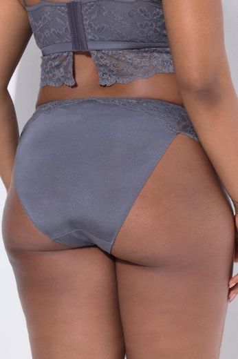Plus size veliki brojevi Gaćice s dodatkom ukrasne čipke za punije