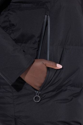 Plus size veliki brojevi Jakna prošivena s kapuljačom za punije