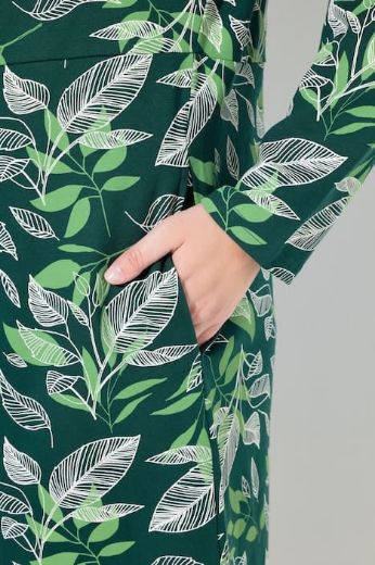 Plus size veliki brojevi Haljina maxi dugih rukava za punije
