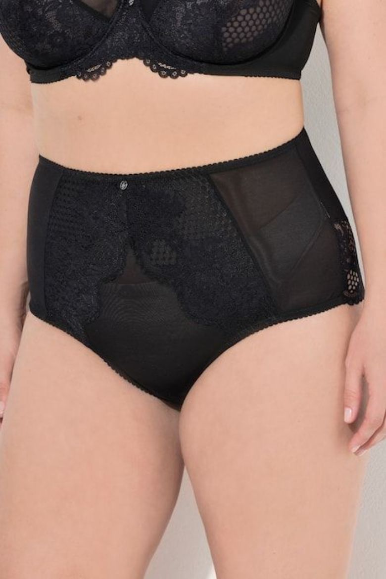Plus size veliki brojevi Gaćice maxi s dodatkom ukrasne čipke za punije