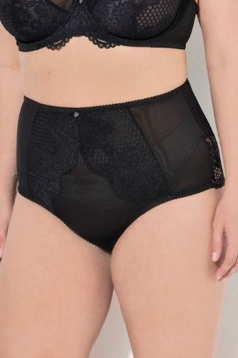 Plus size veliki brojevi Gaćice maxi s dodatkom ukrasne čipke za punije