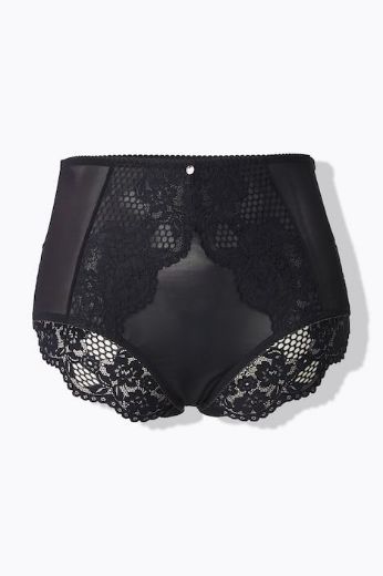 Plus size veliki brojevi Gaćice maxi s dodatkom ukrasne čipke za punije