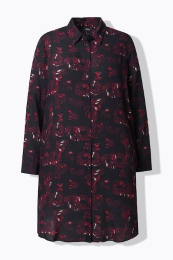 Plus size veliki brojevi Bluza dugih rukava dužeg kroja za punije