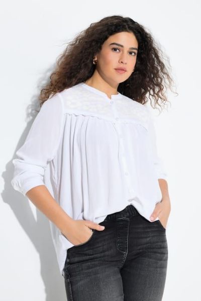 Veliki brojevi Bluza dugih rukava A kroja moda za punije