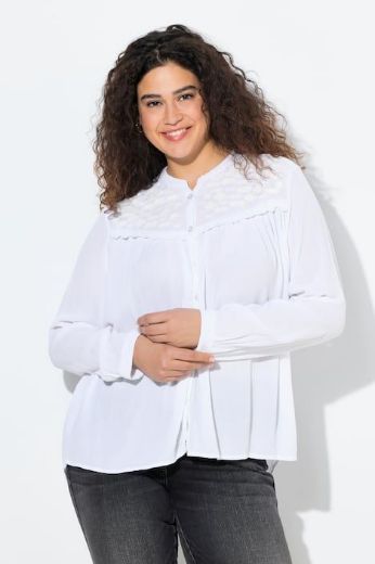 Plus size veliki brojevi Bluza dugih rukava A kroja za punije