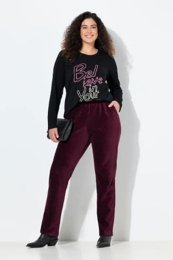 Plus size veliki brojevi Hlače širokih ravnih nogavica za punije