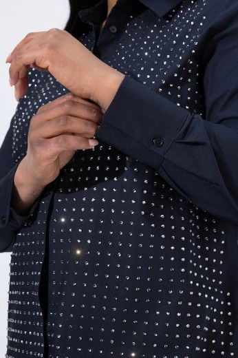 Plus size veliki brojevi Bluza elegantna dugih rukava A kroja za punije