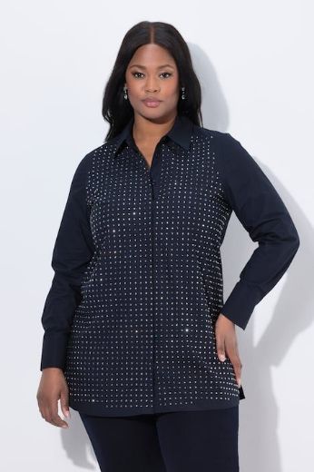 Plus size veliki brojevi Bluza elegantna dugih rukava A kroja za punije