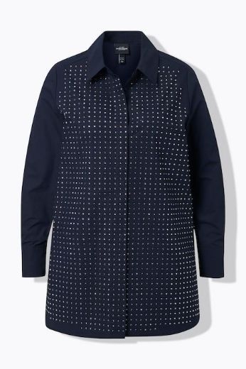 Plus size veliki brojevi Bluza elegantna dugih rukava A kroja za punije