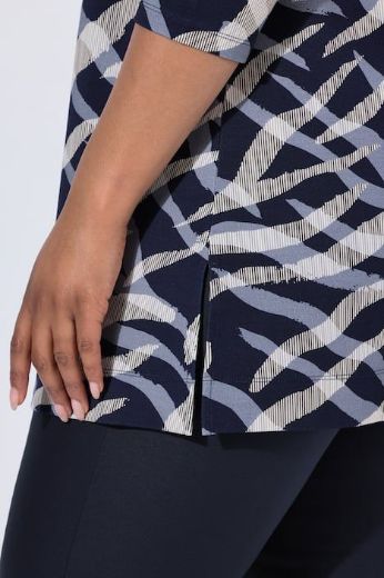 Plus size veliki brojevi Majica 3/4 rukava A kroja za punije