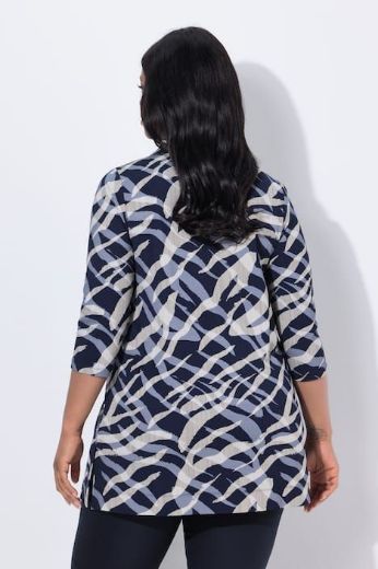 Plus size veliki brojevi Majica 3/4 rukava A kroja za punije