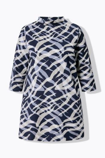 Plus size veliki brojevi Majica 3/4 rukava A kroja za punije