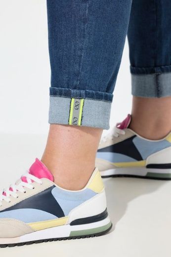 Plus size veliki brojevi Traperice povišenog struka za punije