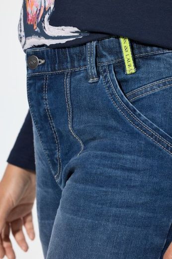 Plus size veliki brojevi Traperice povišenog struka za punije