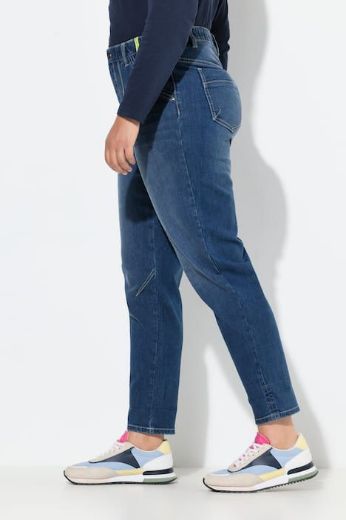 Plus size veliki brojevi Traperice povišenog struka za punije