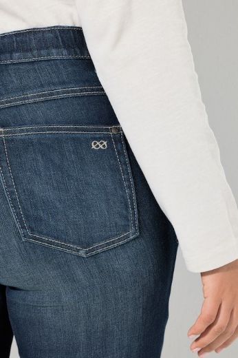 Plus size veliki brojevi Traperice povišenog struka za punije