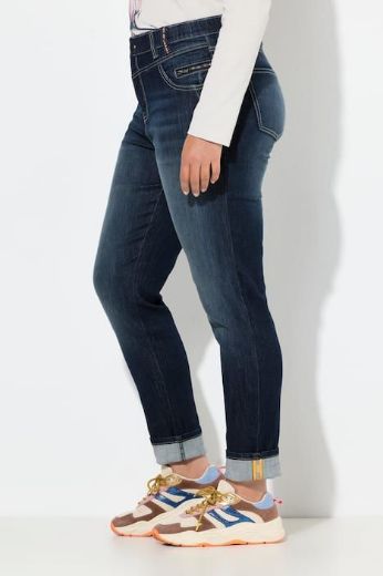 Plus size veliki brojevi Traperice povišenog struka za punije