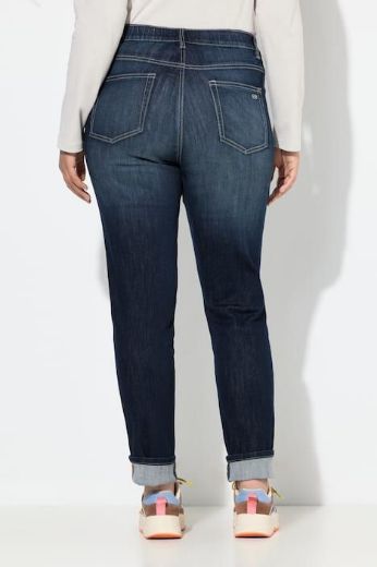 Plus size veliki brojevi Traperice povišenog struka za punije