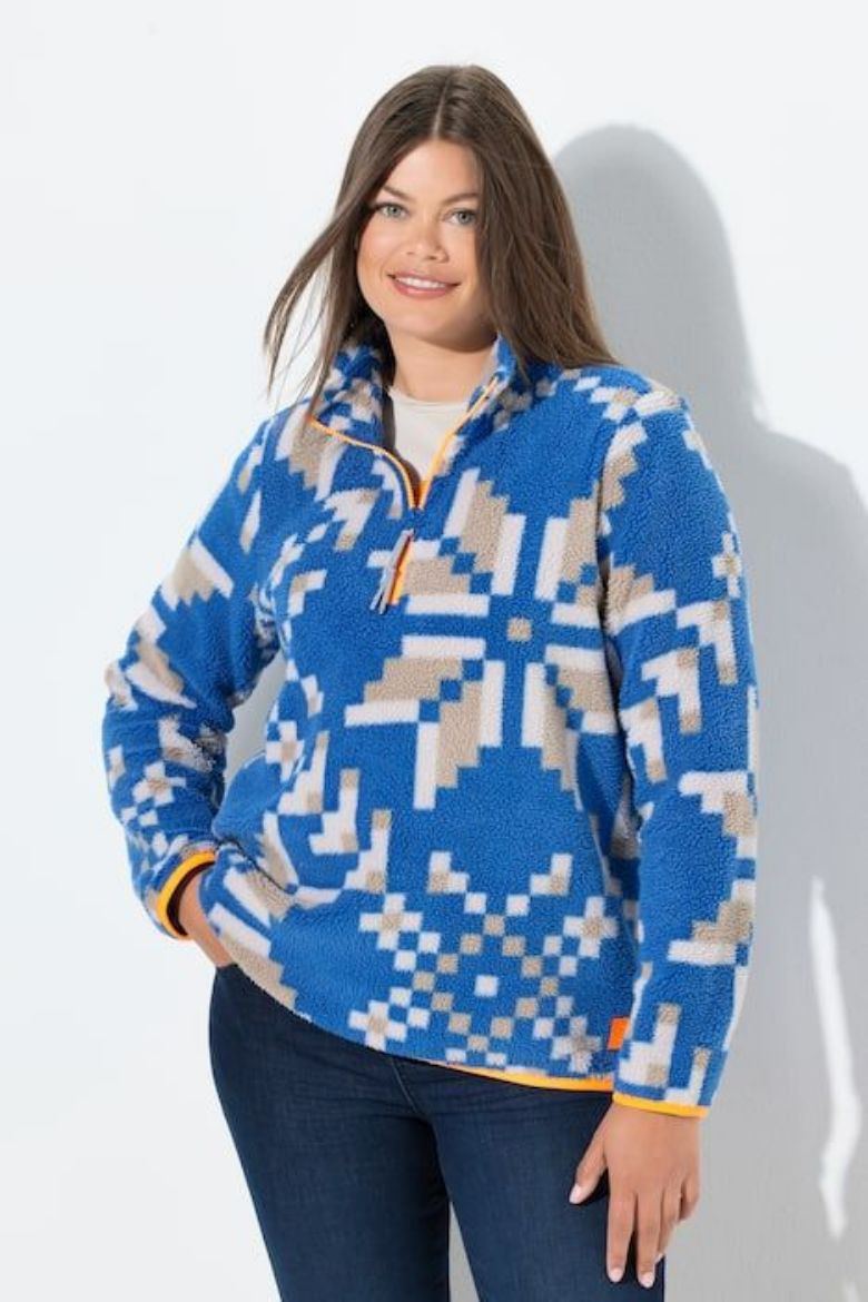 Plus size veliki brojevi Majica dugih rukava od flisa za punije