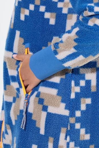 Plus size veliki brojevi Majica dugih rukava s patentnim zatvaračem i kapuljačom za punije