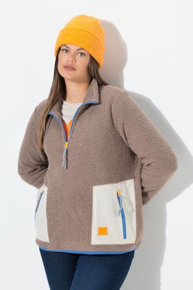 Plus size veliki brojevi Majica dugih rukava od flisa za punije