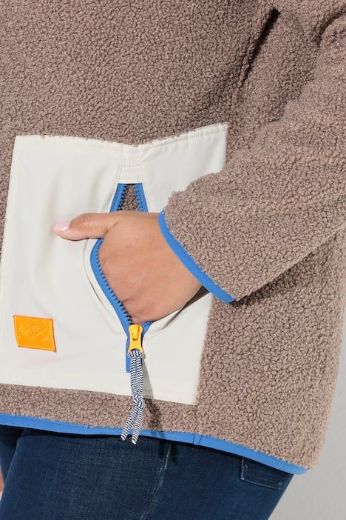 Plus size veliki brojevi Majica dugih rukava od flisa za punije