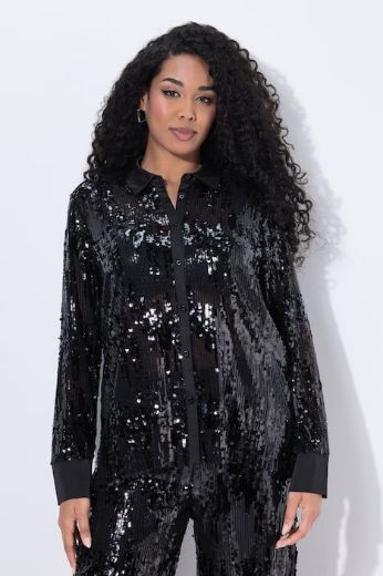 Plus size veliki brojevi Bluza svečana dugih rukava za punije