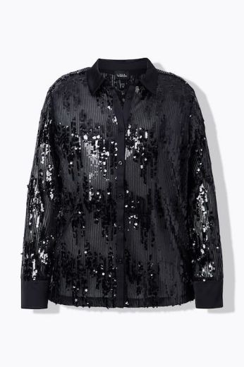 Plus size veliki brojevi Bluza svečana dugih rukava za punije