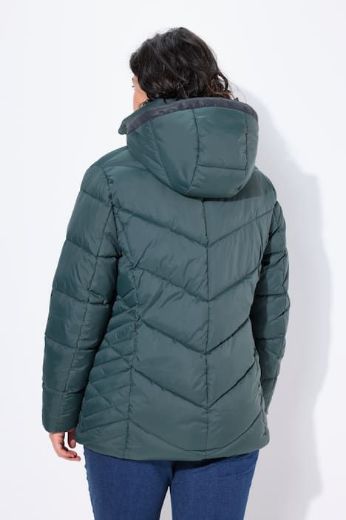 Plus size veliki brojevi Jakna prošivena s kapuljačom za punije