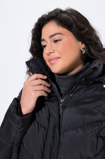 Plus size veliki brojevi Jakna prošivena s kapuljačom za punije