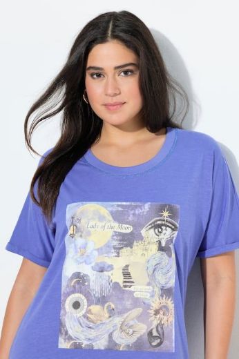 Plus size veliki brojevi Majica kratkih rukava šireg kroja za punije