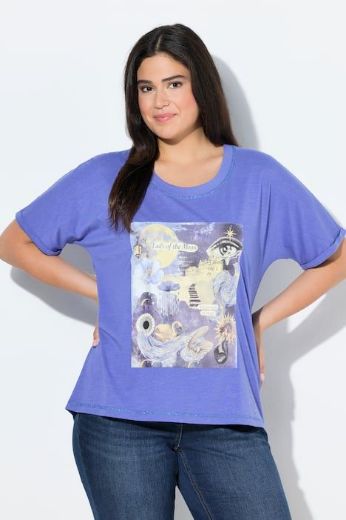 Plus size veliki brojevi Majica kratkih rukava šireg kroja za punije