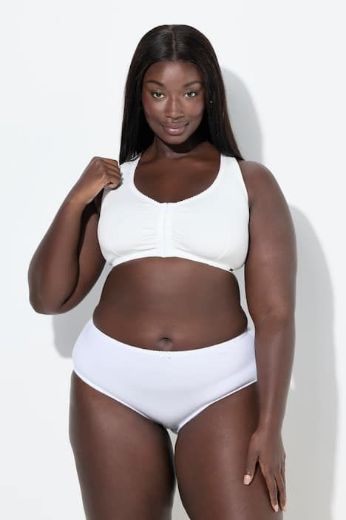 Plus size veliki brojevi Grudnjak širokih naramenica na prednje kopčanje za punije
