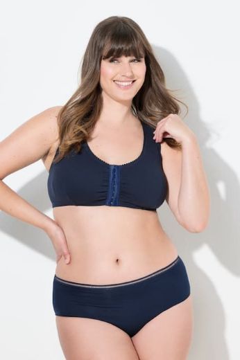 Plus size veliki brojevi Grudnjak širokih naramenica na prednje kopčanje za punije