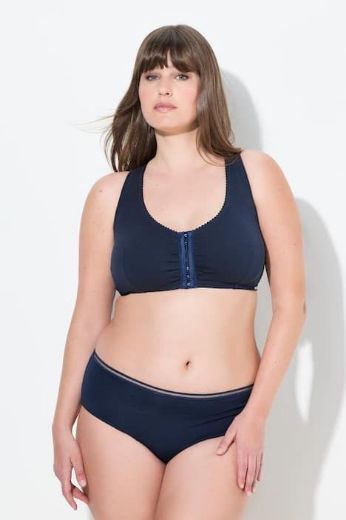 Plus size veliki brojevi Grudnjak širokih naramenica na prednje kopčanje za punije