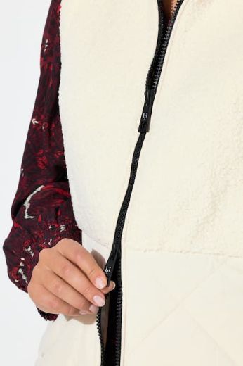 Plus size veliki brojevi Prsluk dužeg kroja od flisa za punije