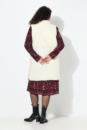 Plus size veliki brojevi Prsluk dužeg kroja od flisa za punije