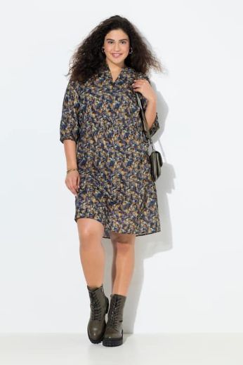 Plus size veliki brojevi Haljina 3/4 rukava za punije