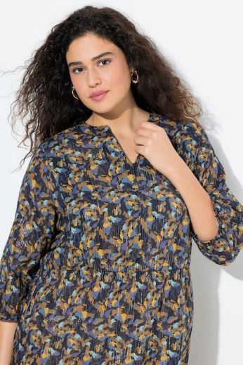 Plus size veliki brojevi Haljina 3/4 rukava za punije