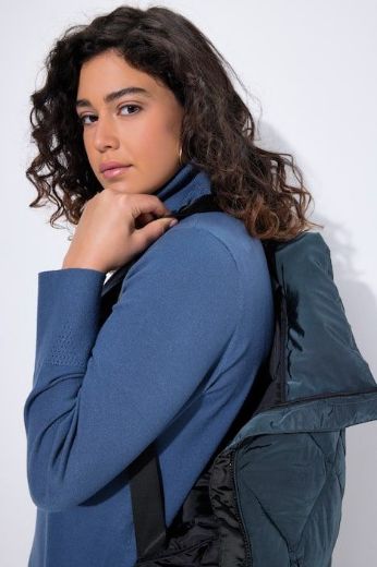 Plus size veliki brojevi Jakna prošivena dužeg kroja za punije