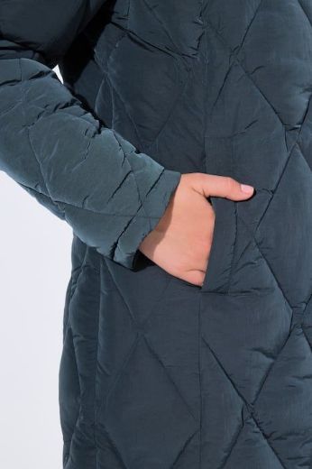 Plus size veliki brojevi Jakna prošivena dužeg kroja za punije