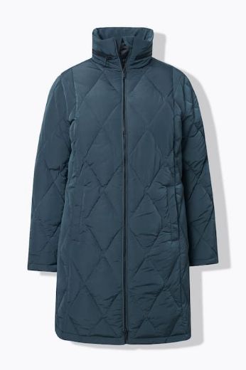 Plus size veliki brojevi Jakna prošivena dužeg kroja za punije