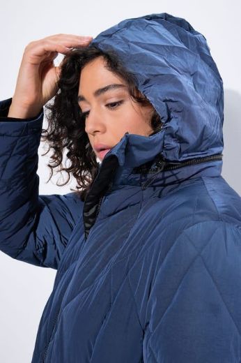 Plus size veliki brojevi Jakna prošivena dužeg kroja za punije