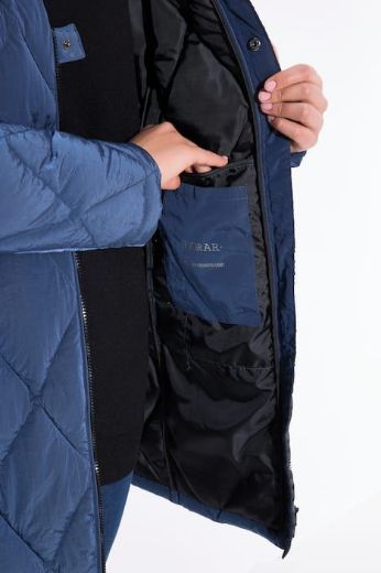 Plus size veliki brojevi Jakna prošivena dužeg kroja za punije