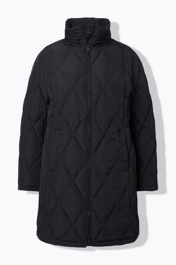 Plus size veliki brojevi Jakna prošivena dužeg kroja za punije