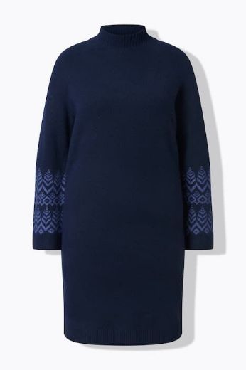 Plus size veliki brojevi Haljina dugih rukava za punije
