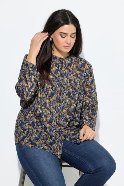 Veliki brojevi Bluza dugih rukava A kroja moda za punije