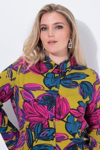 Plus size veliki brojevi Košulja dugih rukava dužeg kroja za punije