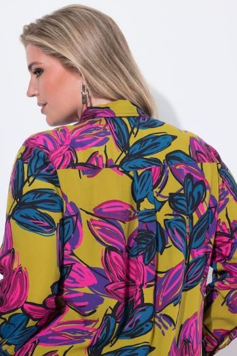 Plus size veliki brojevi Košulja dugih rukava dužeg kroja za punije